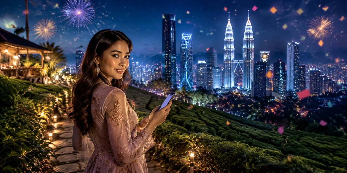 Pengguna Kuala Lumpur menyemak odds perlawanan melalui telefon pintar di 550